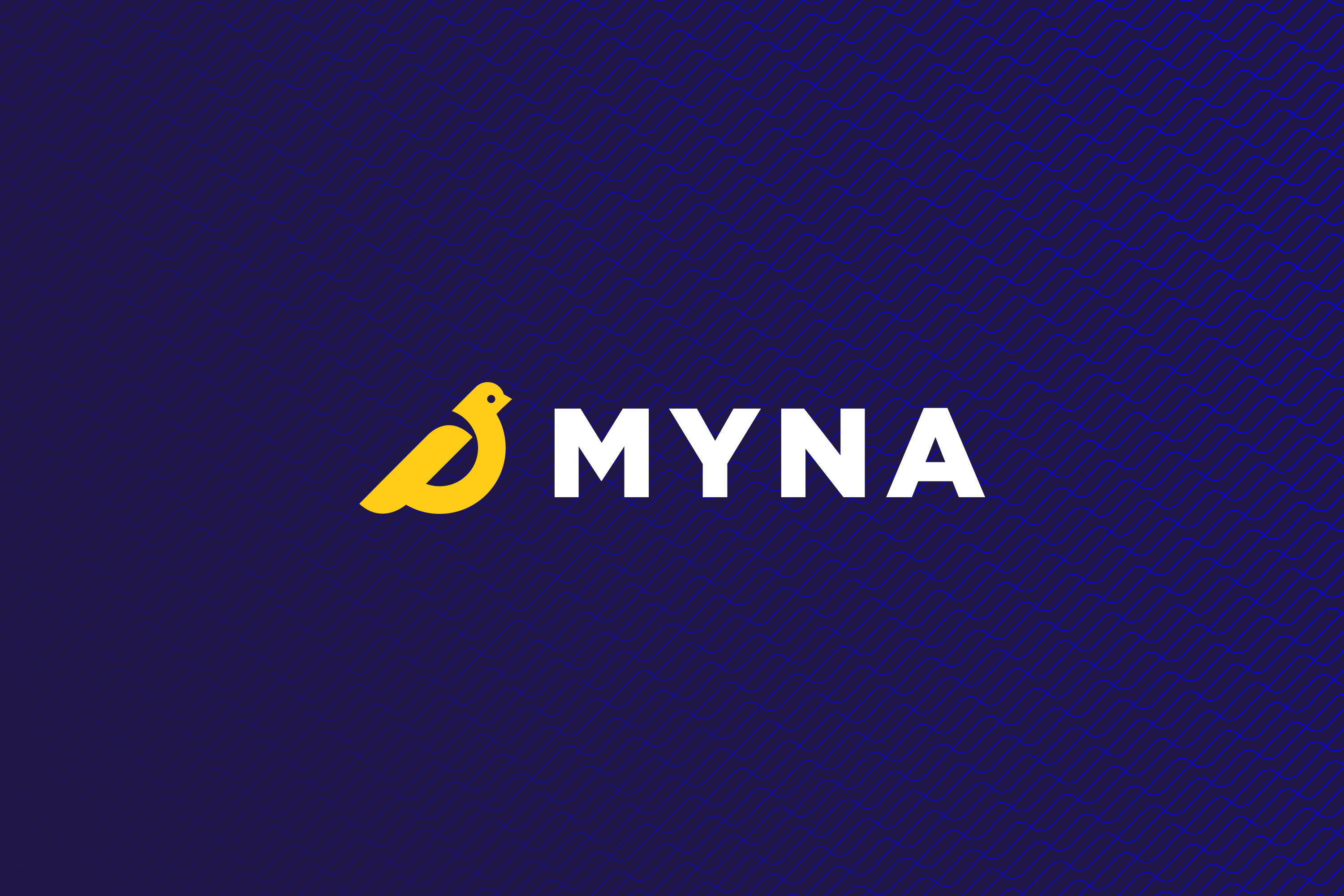 Myna logo, developed by Mighty