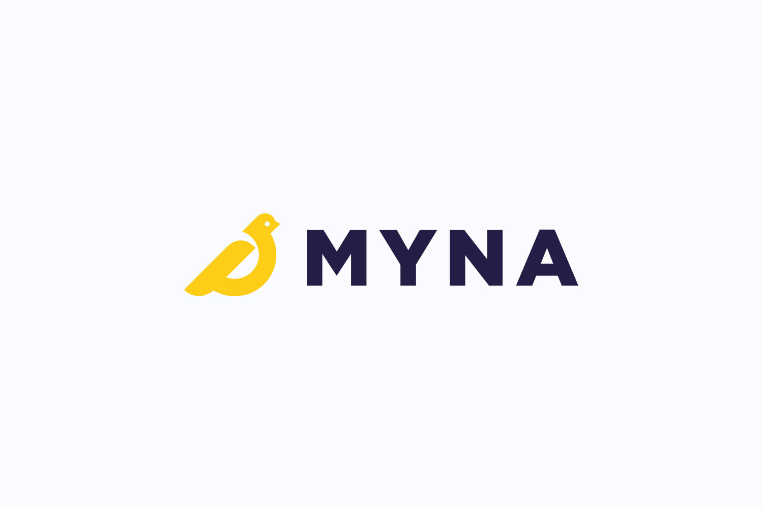 Myna logo, developed by Mighty
