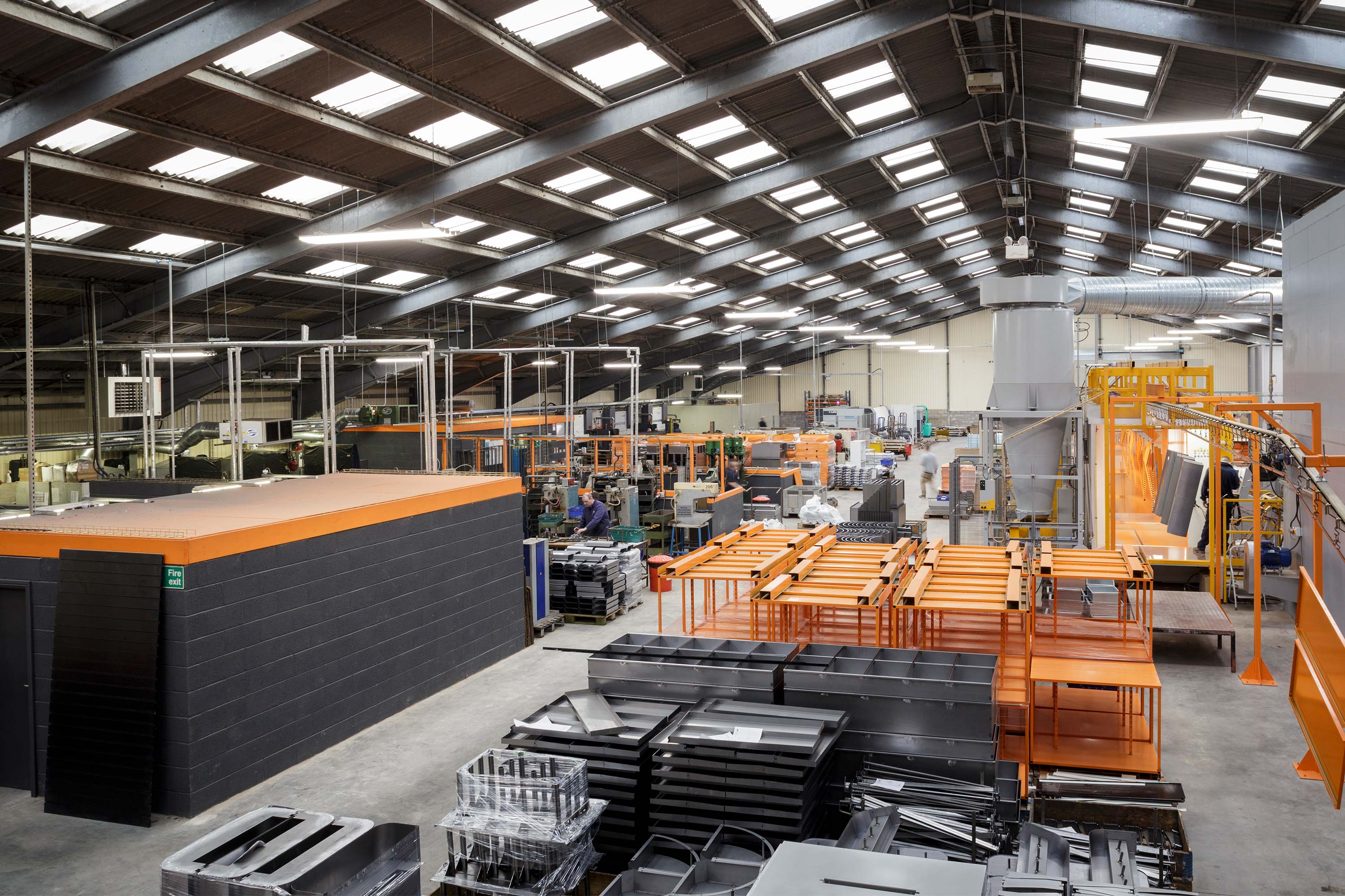 Factory photography for SDI by Mighty, design agency Worcester